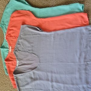 Bundle Lush Cap Sleeve Blouse